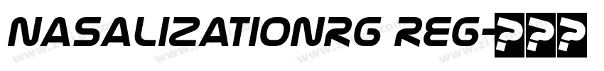 NasalizationRg Reg字体转换